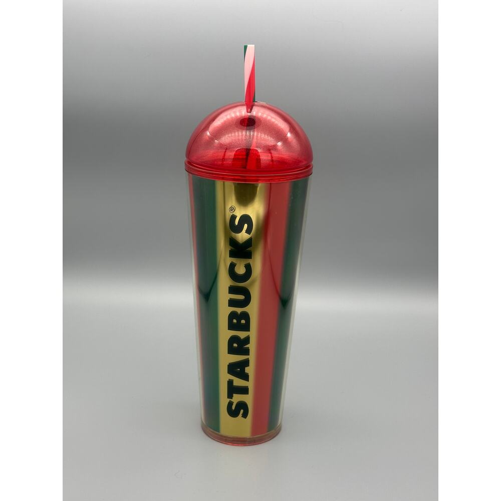 Starbucks 2024 Christmas tumbler with dome top 24 ounce
